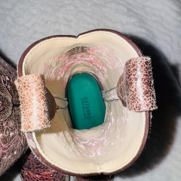 Kids Western Cowboy Boots - Pink and Brown - Picture 4 of 6